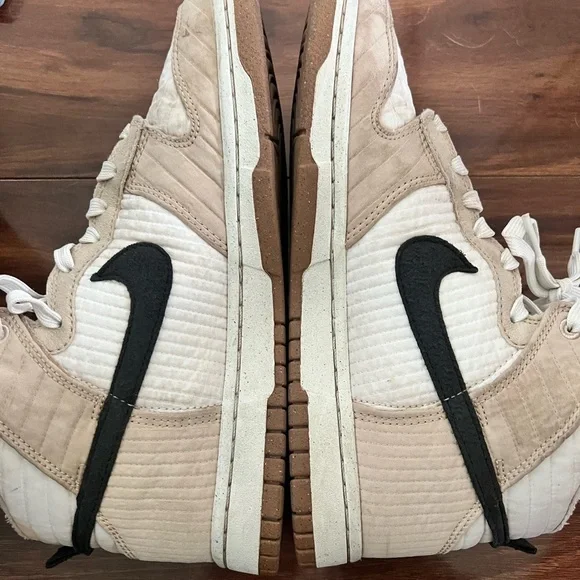 Nike Dunk Hi Retro NN "Toasty" Rattan/Black-Summit White-Sail - Picture 8 of 8